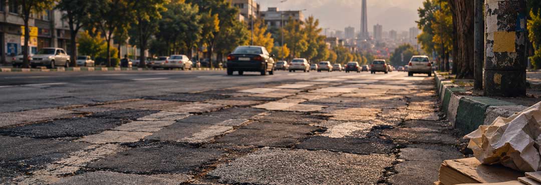 خیابان‌های شهر چقدر وصله دارد